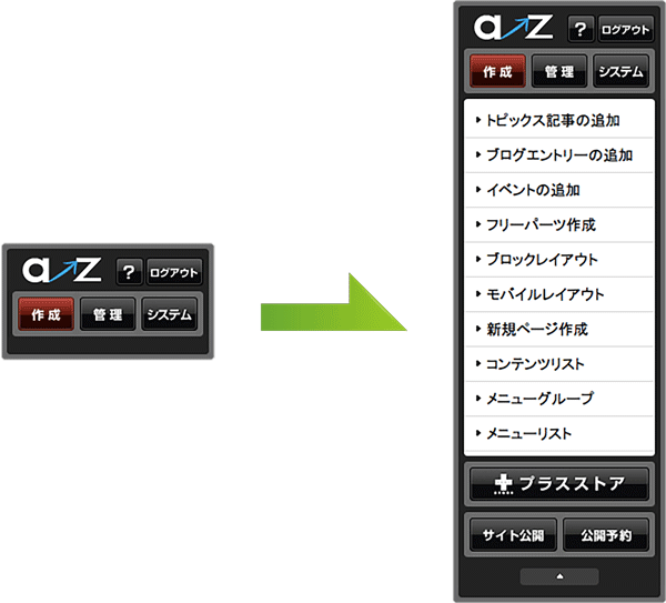 ログイン画面